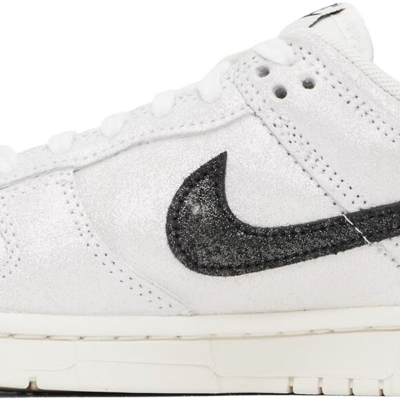 Nike Dunk Low SE White Suede Black Mens Size 10 Womens 11.5 HQ3502-100 NEW - Picture 12 of 13